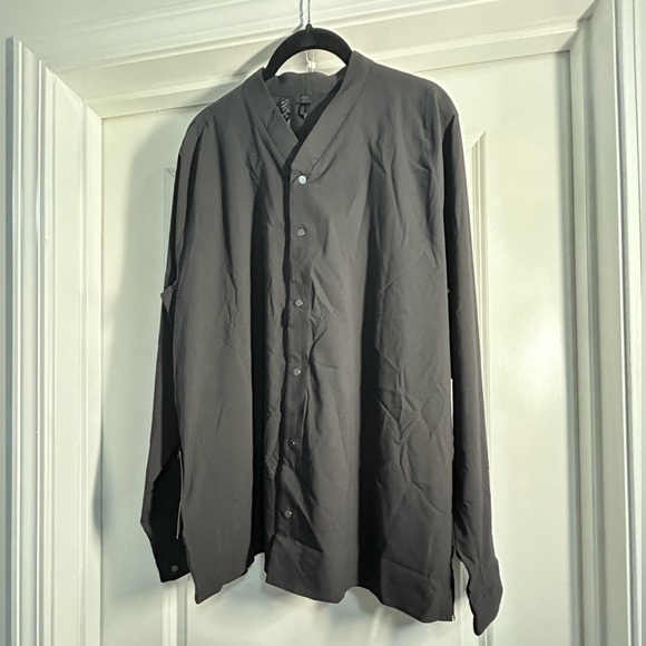 lululemon athletica Black LAB Snapdown Shirt Jacket - Picture 1 of 6